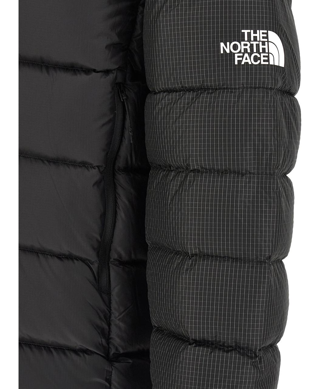 THE NORTH FACE Черный полиамидовый пуховик, фото 4
