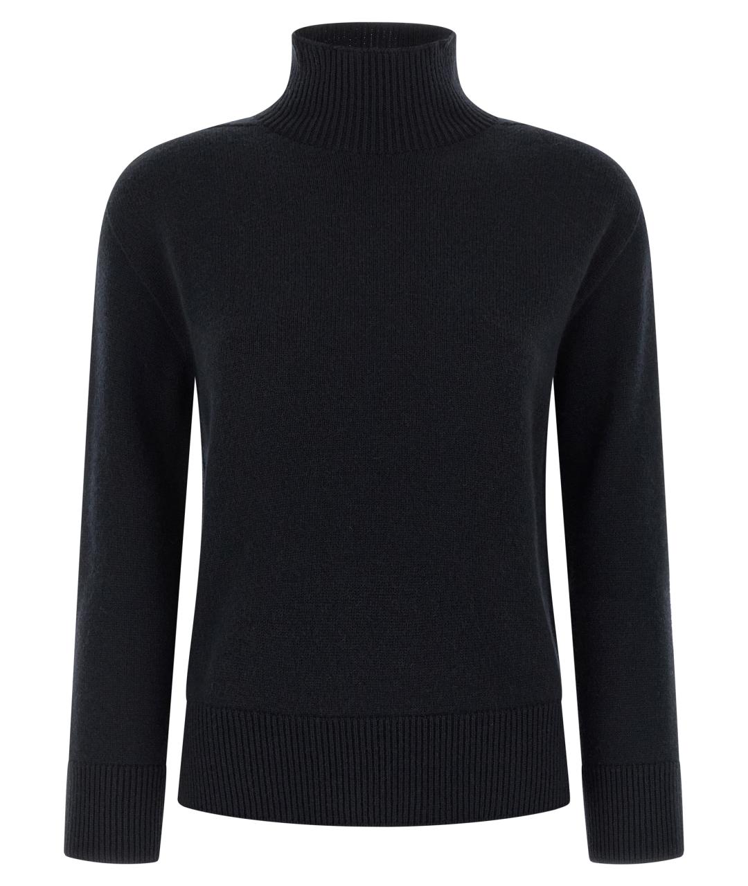 'S MAX MARA Черный кашемировый джемпер / свитер, фото 1