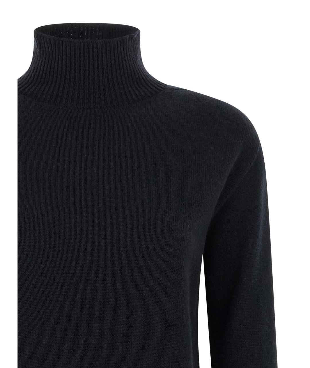 'S MAX MARA Черный кашемировый джемпер / свитер, фото 3