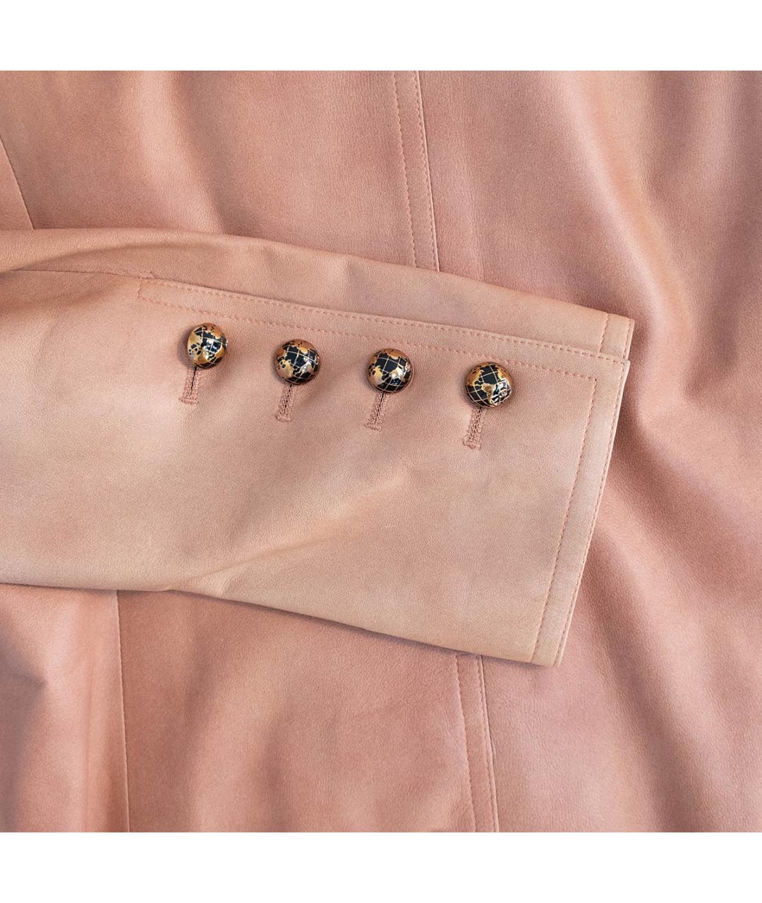 CHANEL Розовый замшевый жакет/пиджак, фото 5