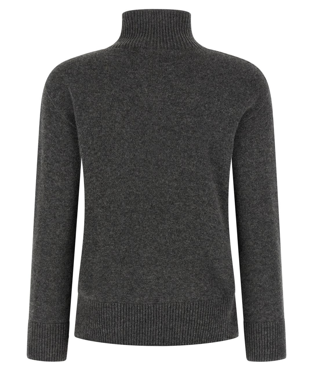 'S MAX MARA Серый кашемировый джемпер / свитер, фото 2