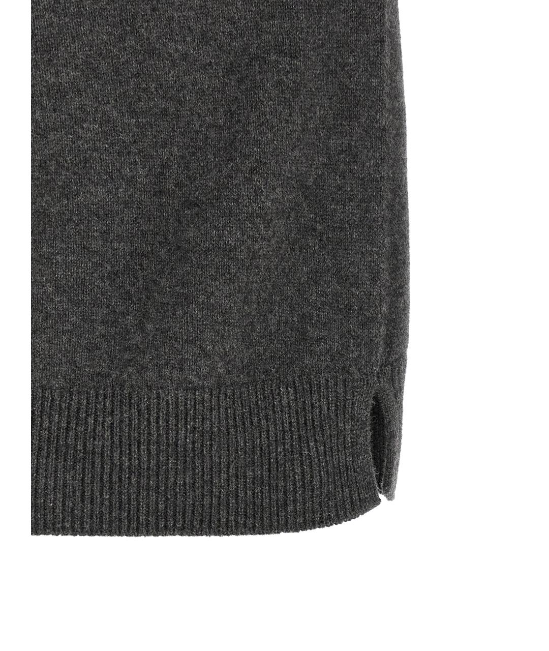 'S MAX MARA Серый кашемировый джемпер / свитер, фото 4