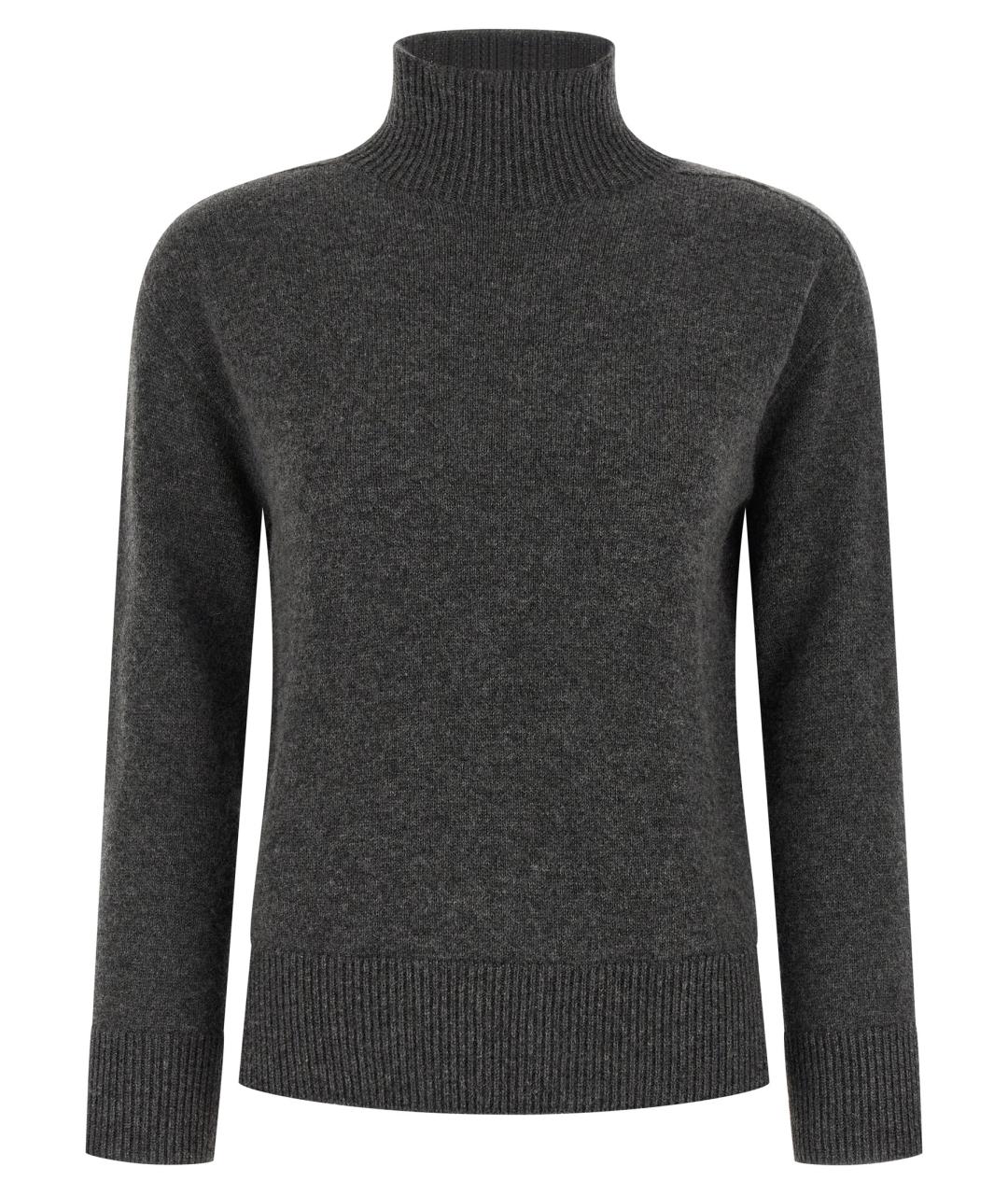 'S MAX MARA Серый кашемировый джемпер / свитер, фото 1