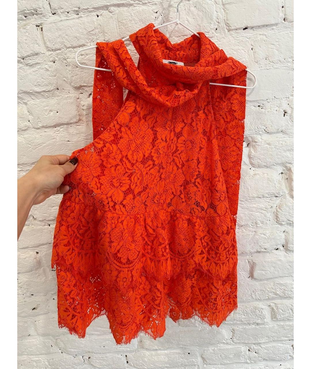 GANNI Оранжевая блузы, фото 7