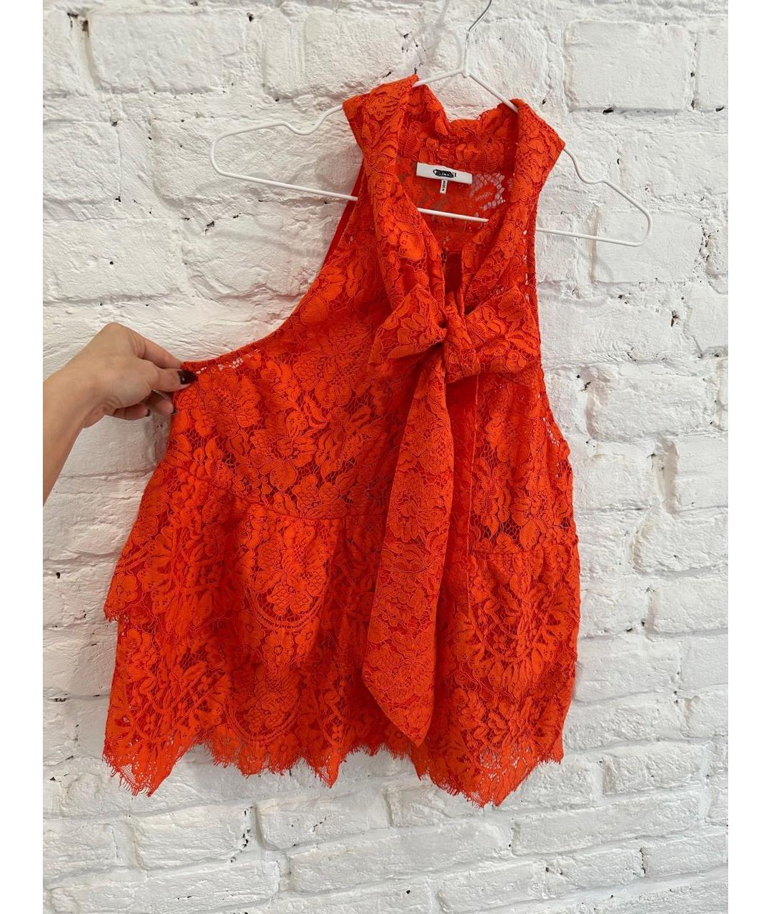 GANNI Оранжевая блузы, фото 4