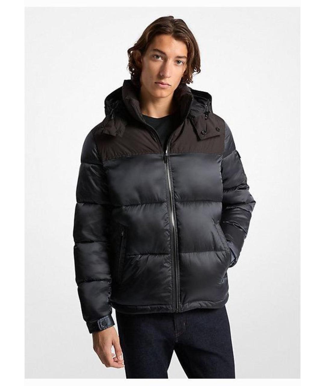 MICHAEL KORS Антрацитовая полиэстеровая куртка, фото 2