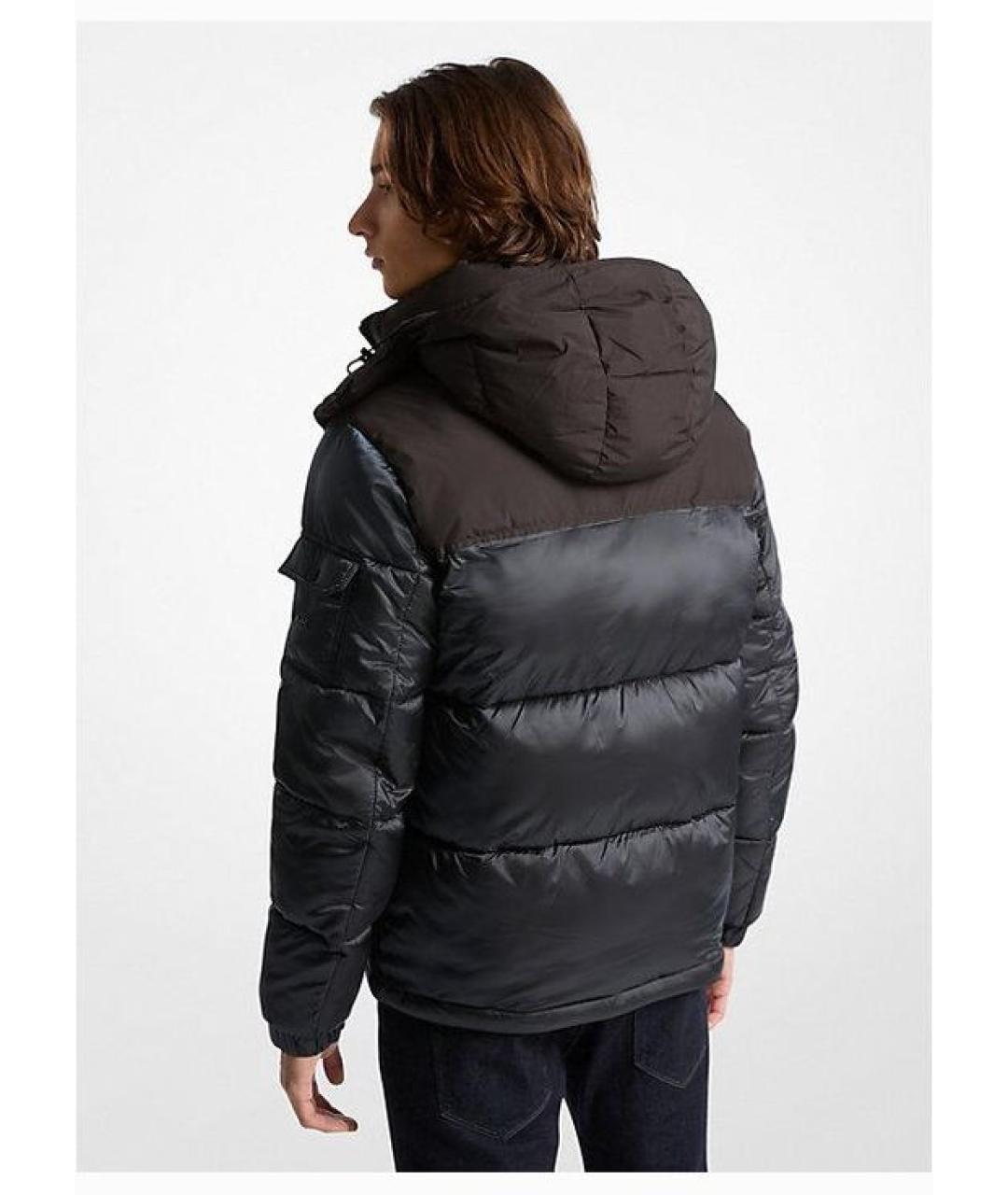 MICHAEL KORS Антрацитовая полиэстеровая куртка, фото 3