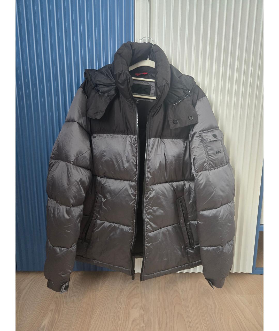 MICHAEL KORS Антрацитовая полиэстеровая куртка, фото 7