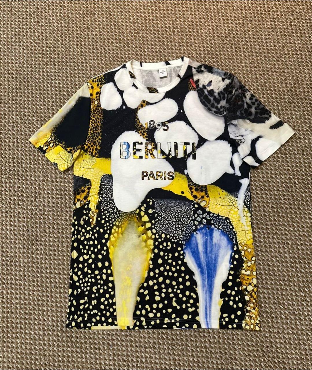 BERLUTI Мульти хлопковая футболка, фото 3