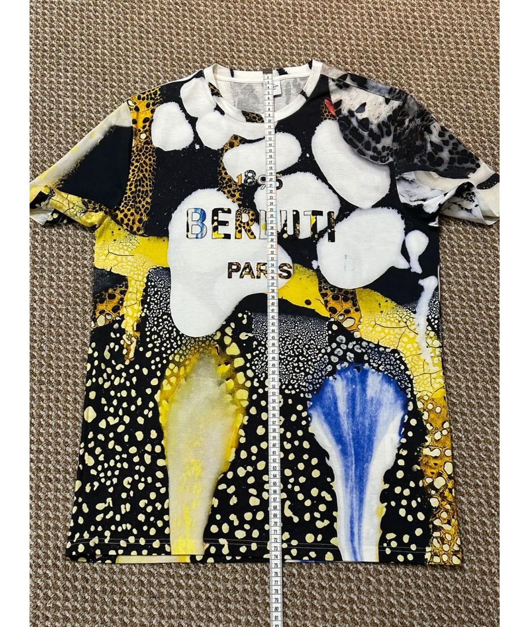 BERLUTI Мульти хлопковая футболка, фото 5
