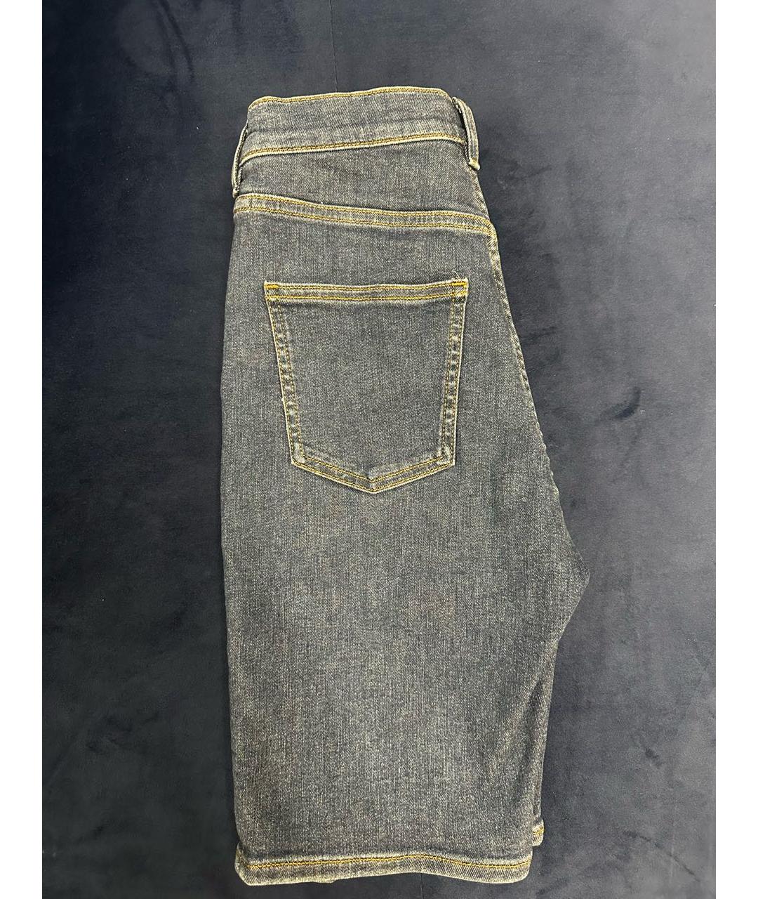 COS Темно-синие деним шорты, фото 3