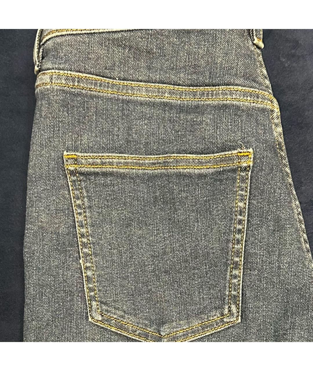 COS Темно-синие деним шорты, фото 4