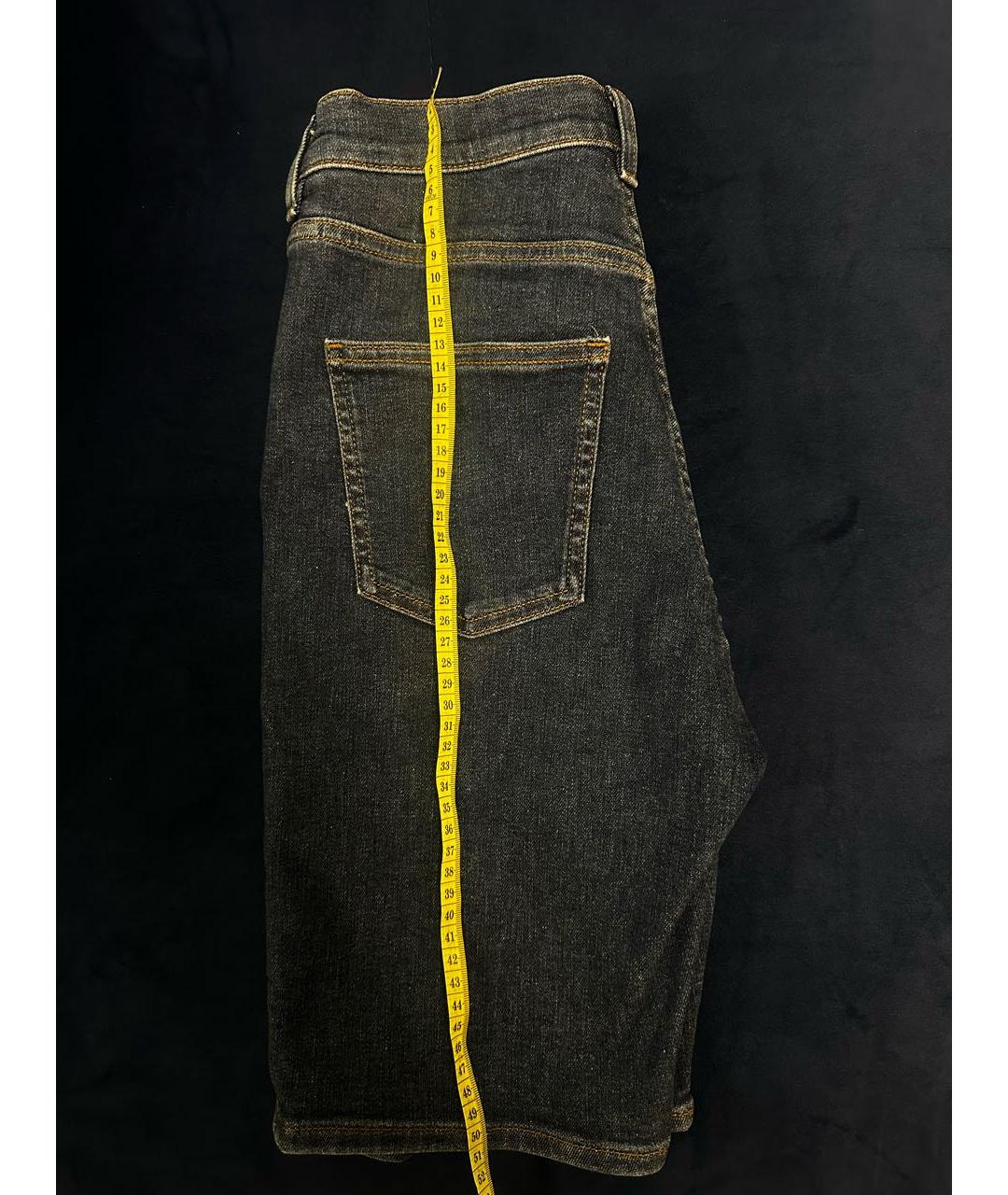 COS Темно-синие деним шорты, фото 5