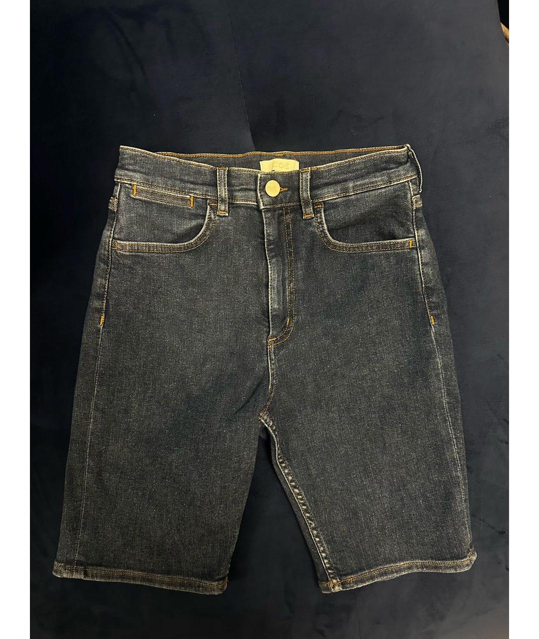 COS Темно-синие деним шорты, фото 2