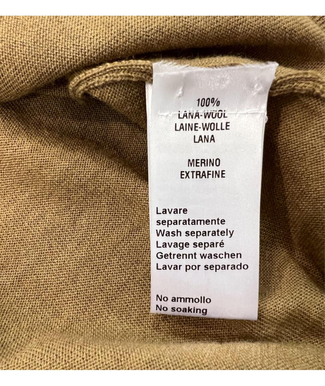 CANALI Бежевая шерстяная водолазка, фото 4