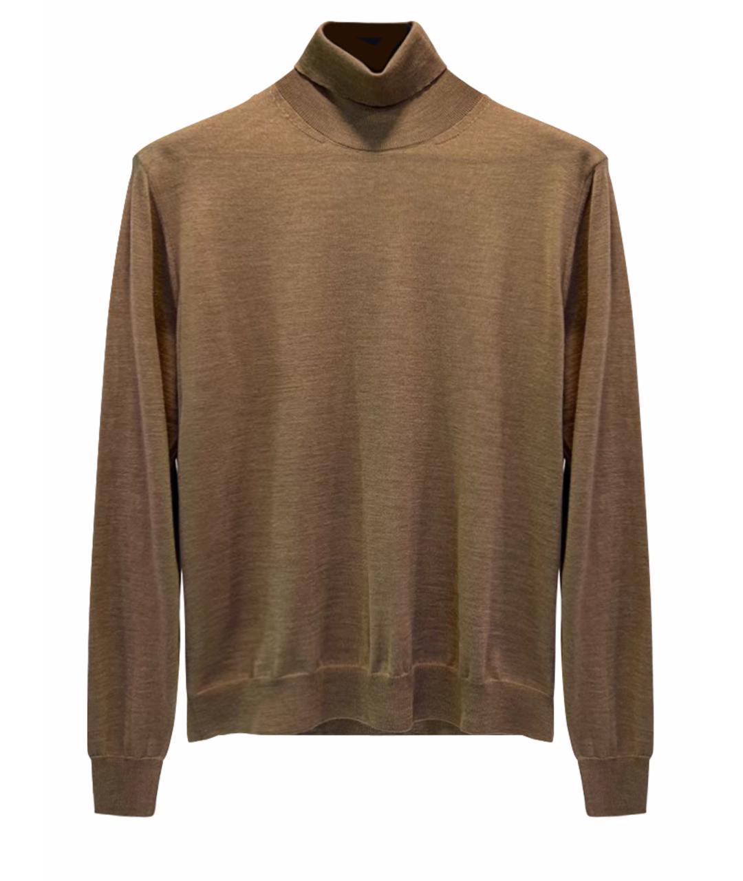 CANALI Бежевая шерстяная водолазка, фото 1