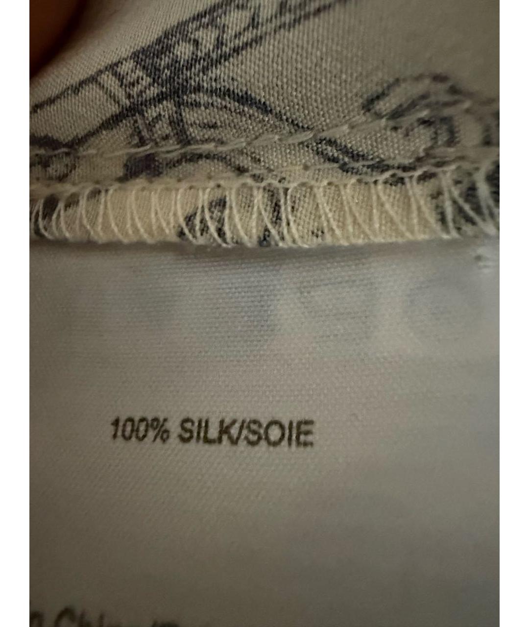 TORY BURCH Бежевое шелковое повседневное платье, фото 3