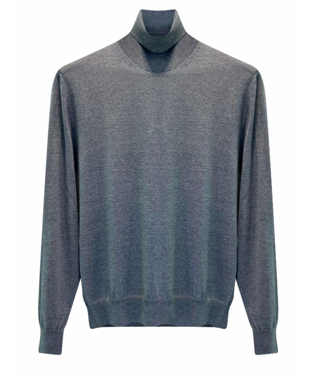 CANALI Серая шерстяная водолазка, фото 1
