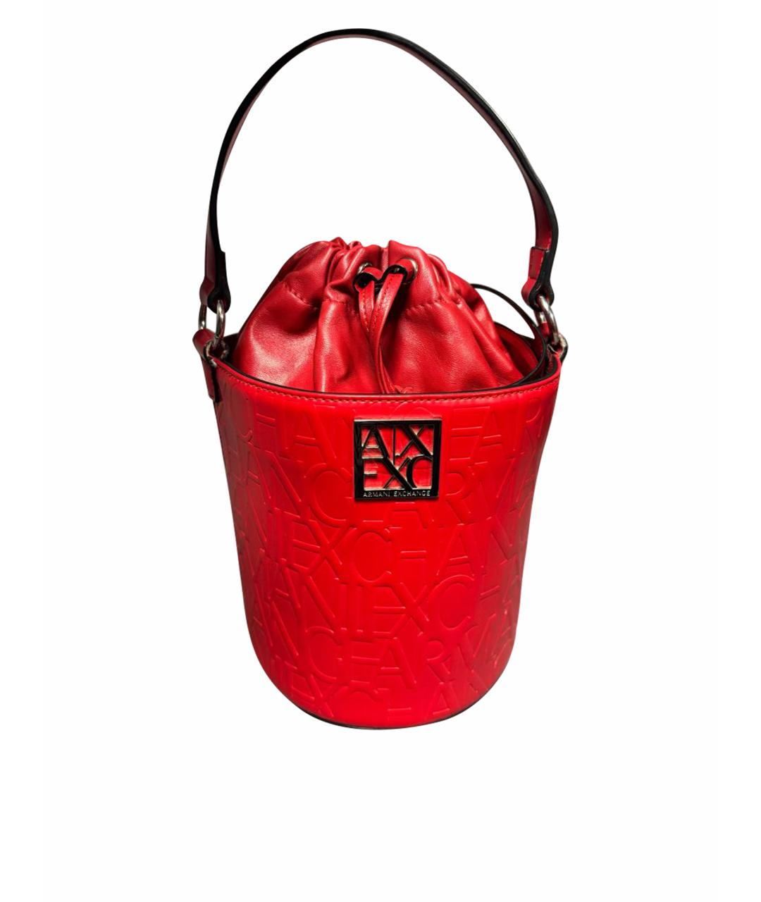 ARMANI EXCHANGE Красная сумка через плечо из искусственной кожи, фото 1