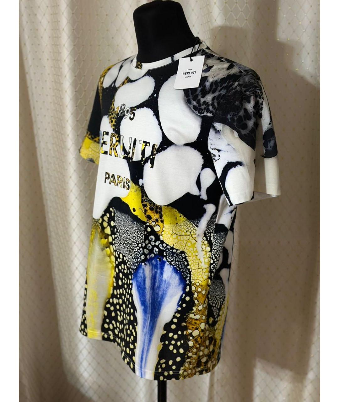 BERLUTI Мульти хлопковая футболка, фото 4