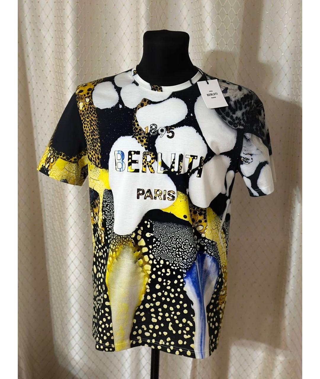BERLUTI Мульти хлопковая футболка, фото 8