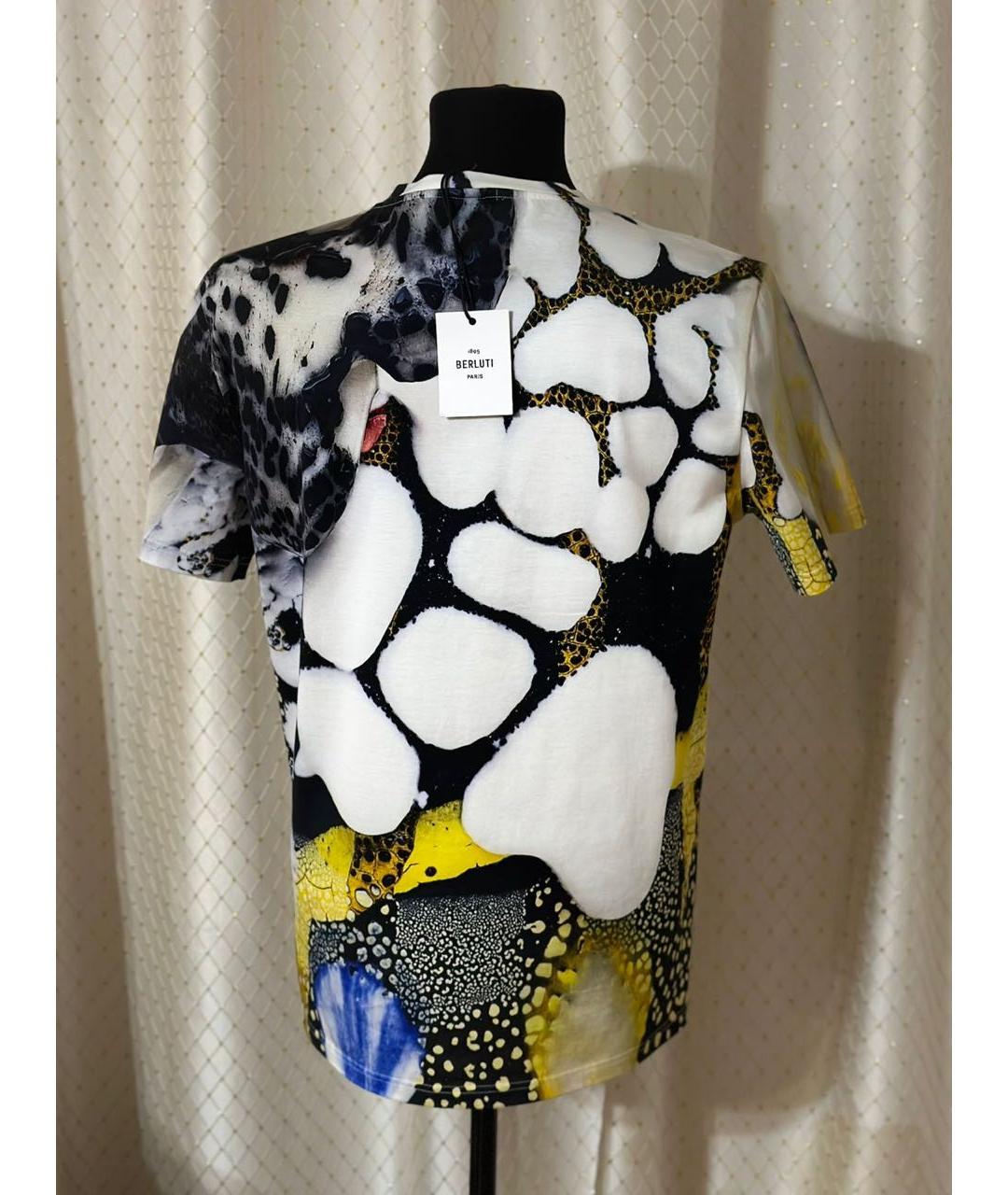 BERLUTI Мульти хлопковая футболка, фото 5