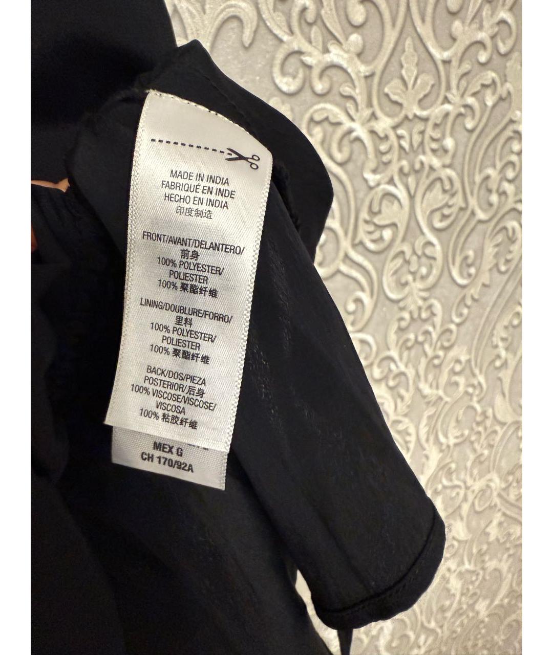 JUICY COUTURE Черная полиэстеровая майка, фото 4