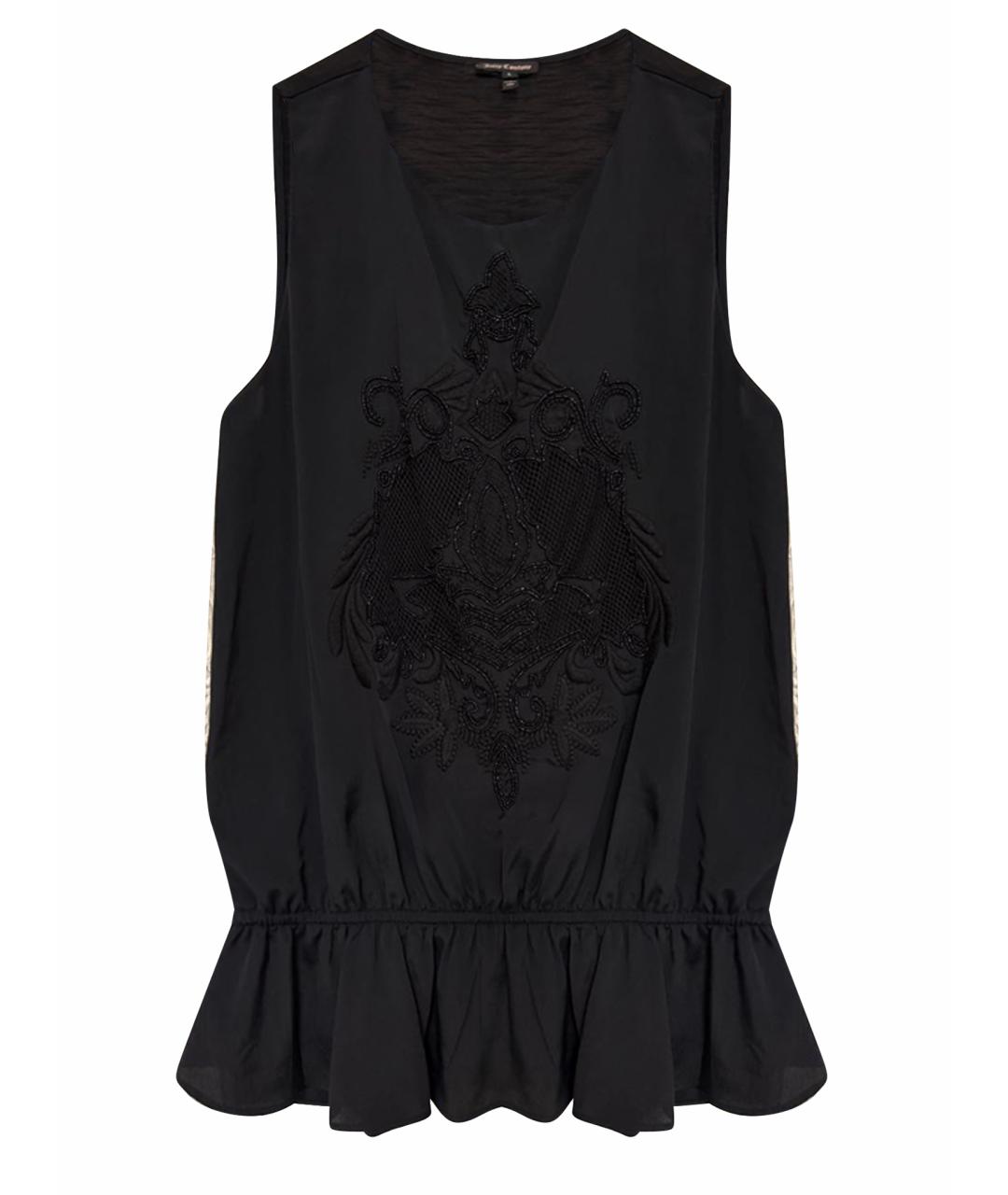 JUICY COUTURE Черная полиэстеровая майка, фото 1