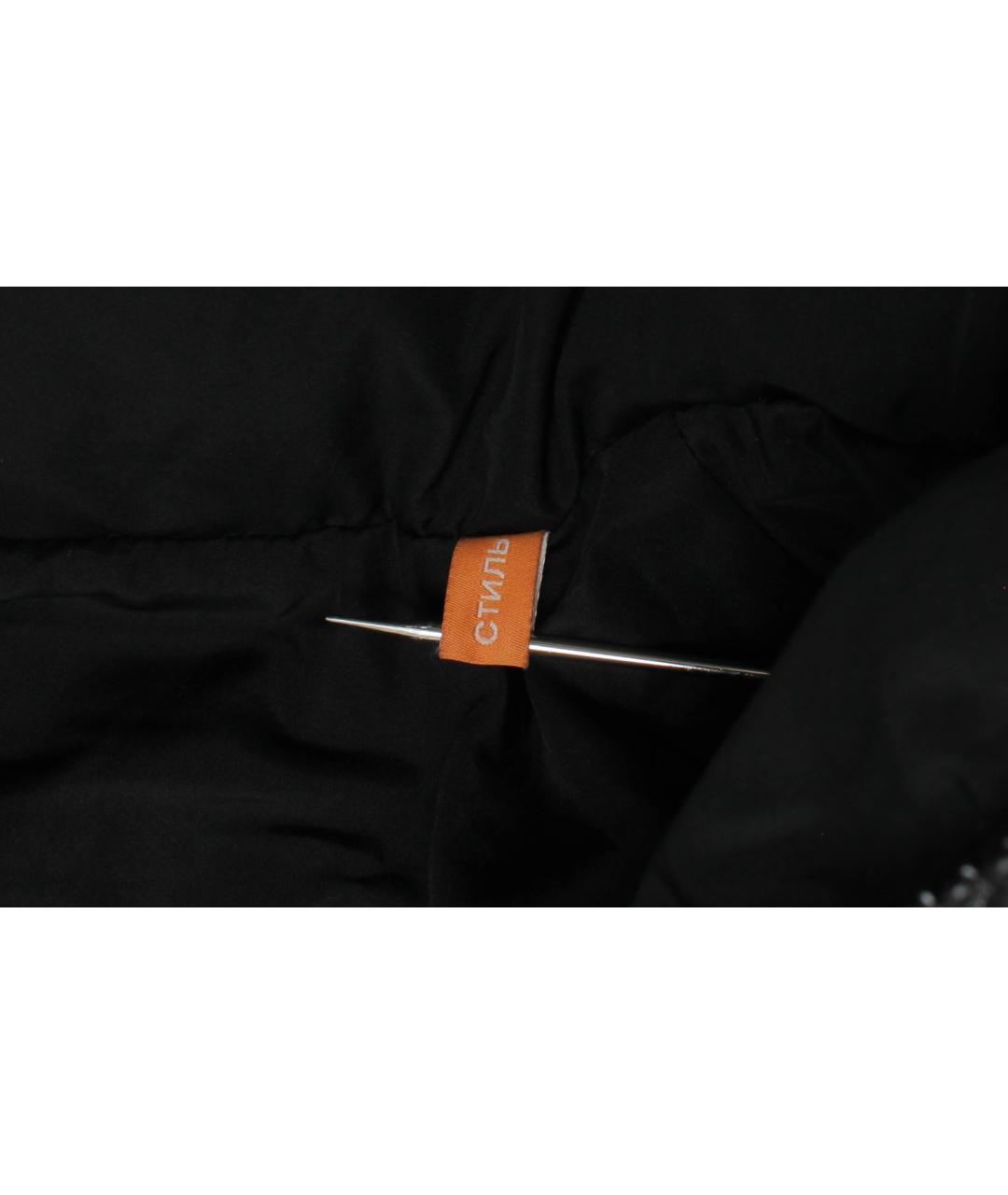 HERON PRESTON Черный полиэстеровый пуховик, фото 7