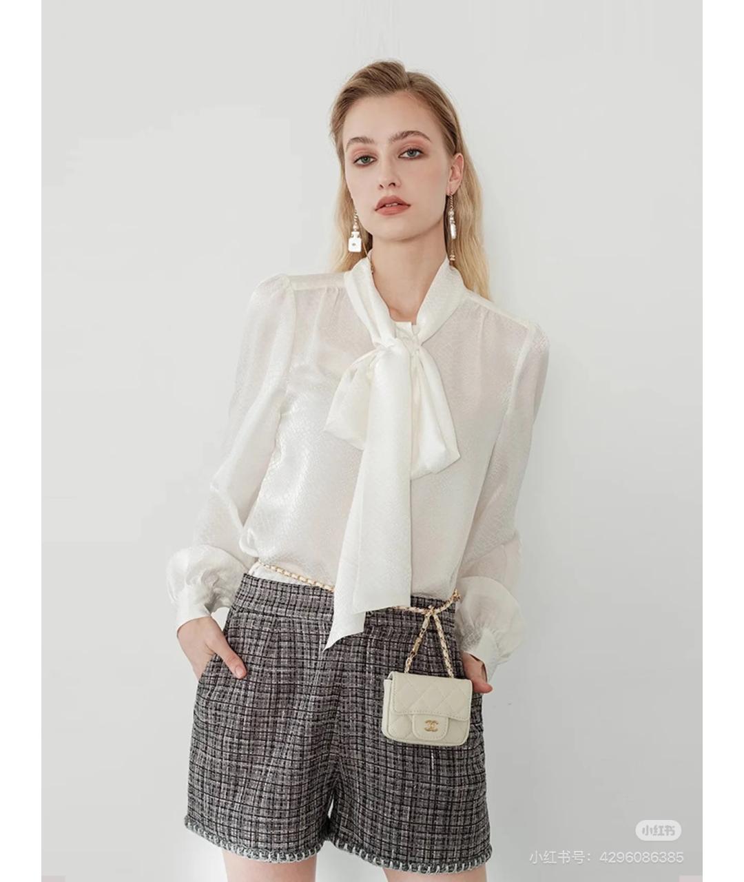 CHANEL Серые шорты, фото 4