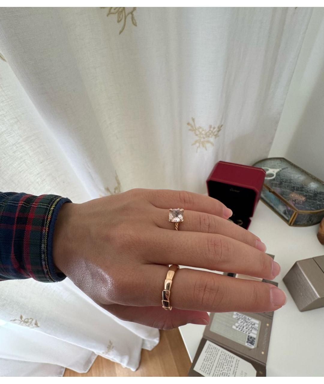 BVLGARI Розовое кольцо из розового золота, фото 3