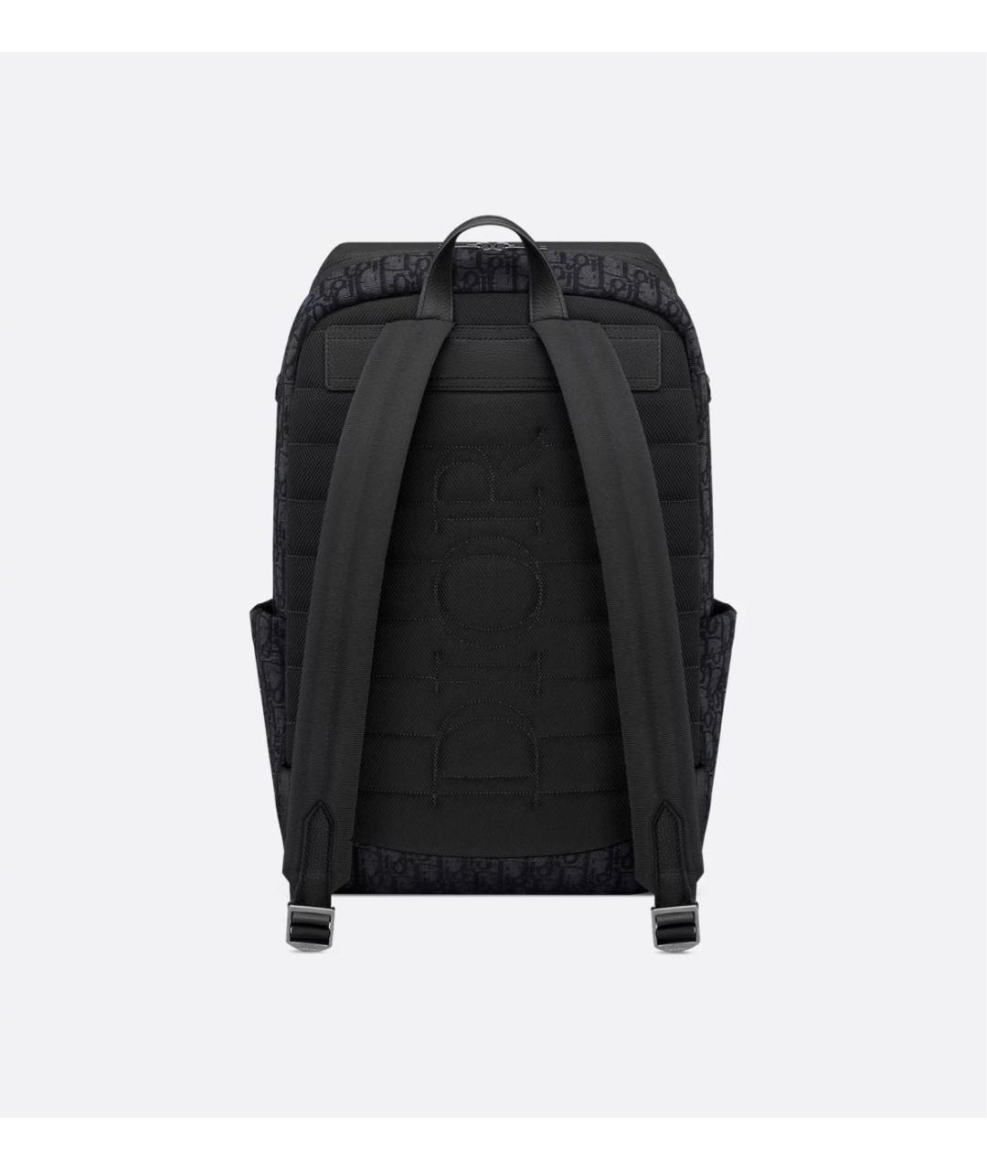 CHRISTIAN DIOR Черный тканевый рюкзак, фото 3