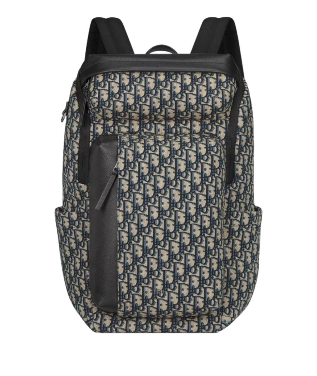 CHRISTIAN DIOR Бежевый тканевый рюкзак, фото 1