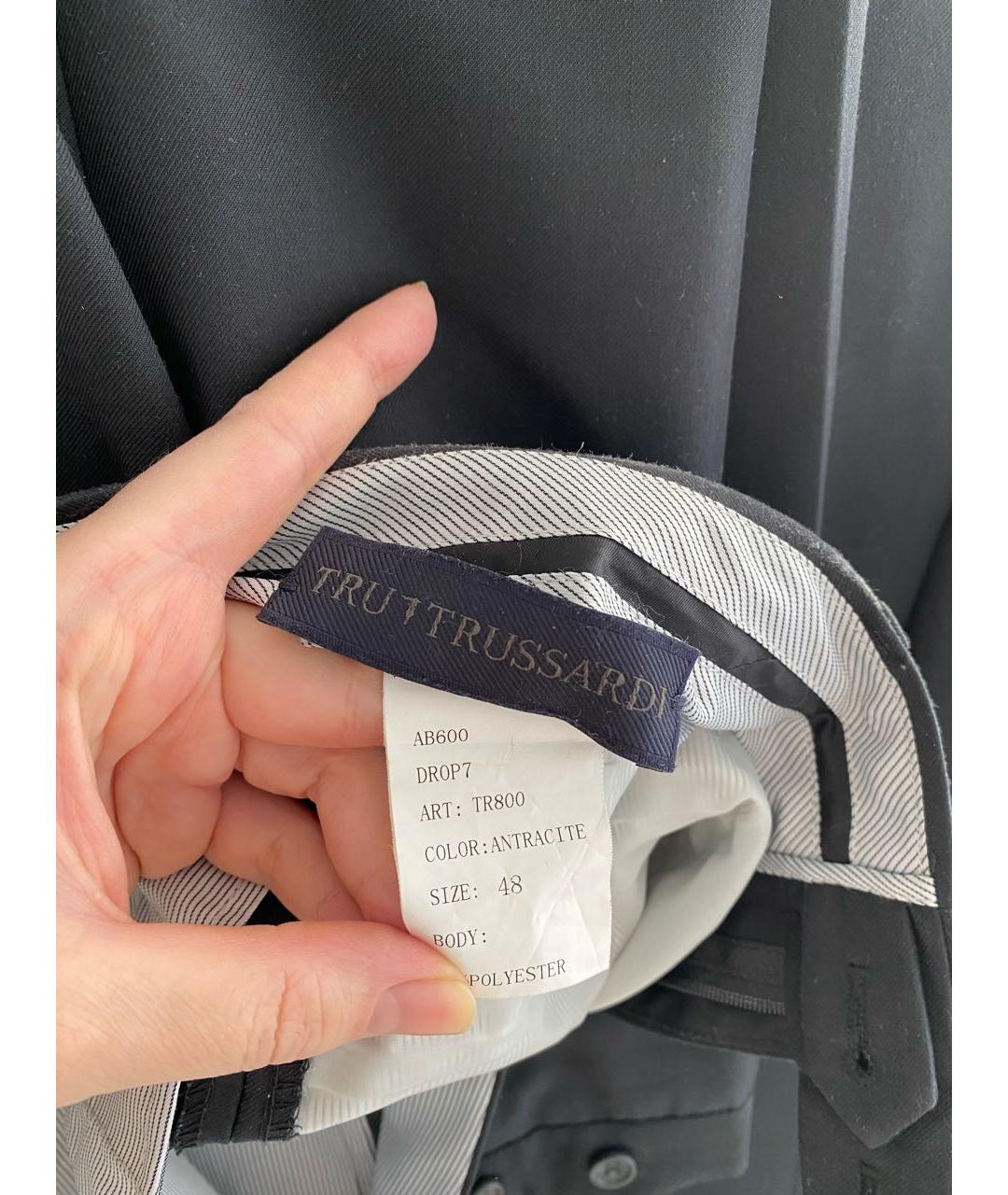 TRUSSARDI Черный повседневный костюм, фото 7