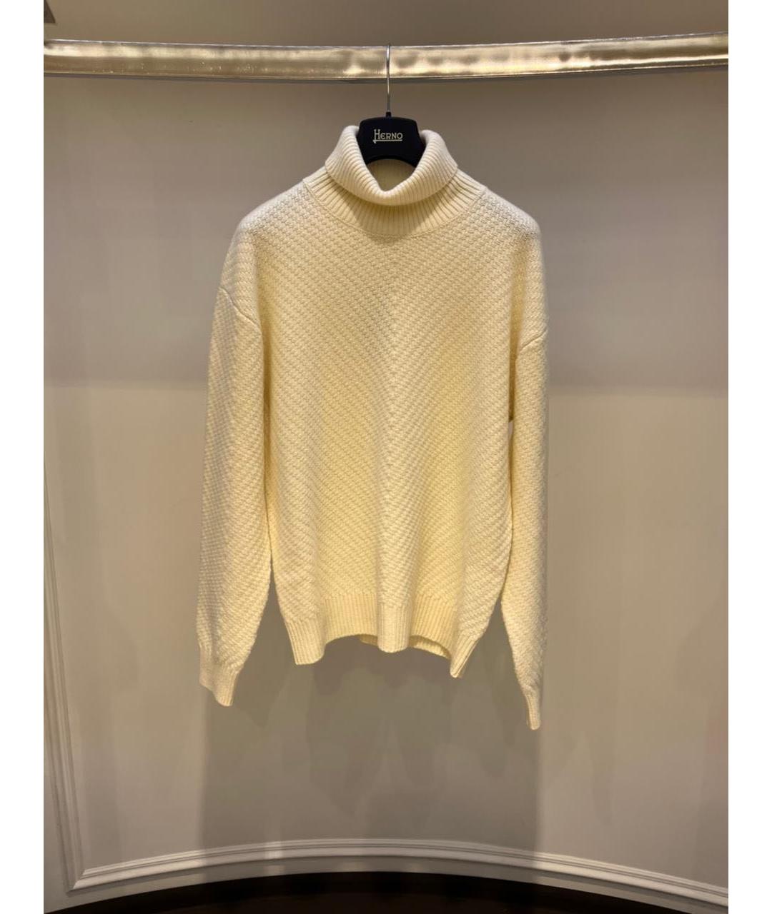 HERNO Белый шерстяной джемпер / свитер, фото 3