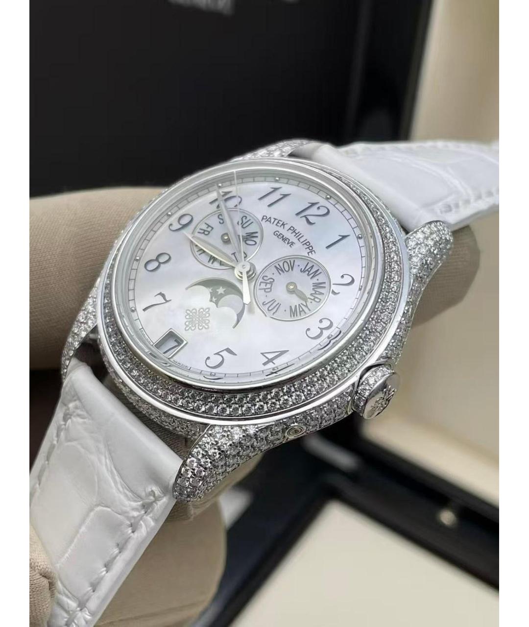PATEK PHILIPPE Белые часы из белого золота, фото 4