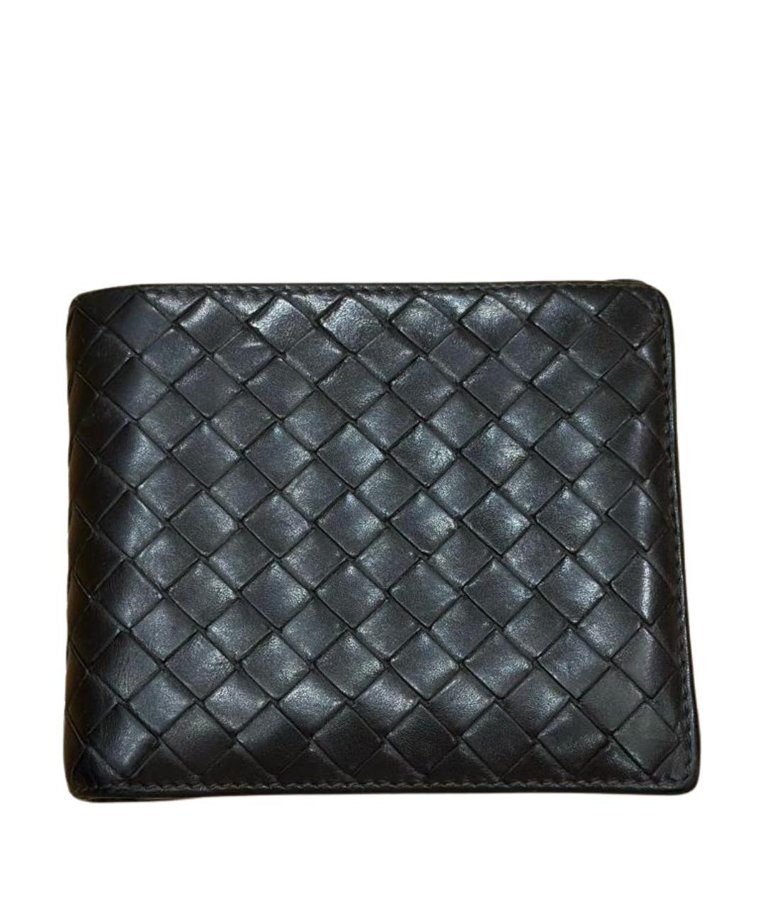 BOTTEGA VENETA Коричневый кожаный кошелек, фото 1
