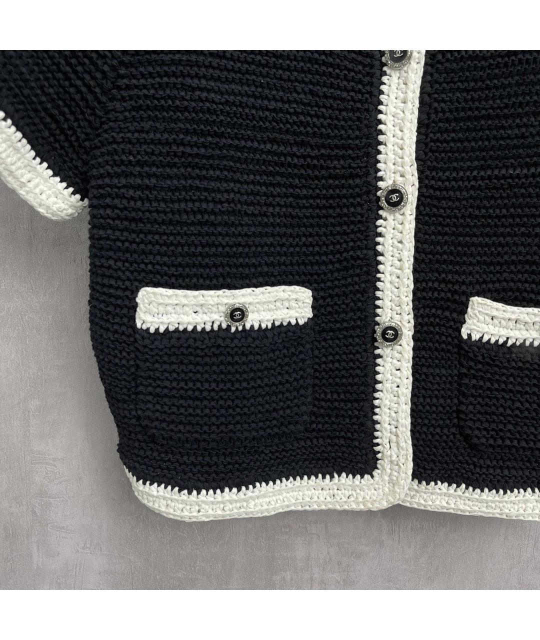 CHANEL Черный кардиган, фото 2