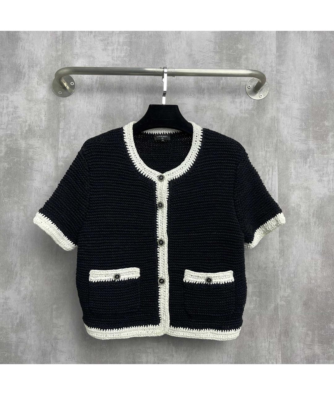 CHANEL Черный кардиган, фото 4