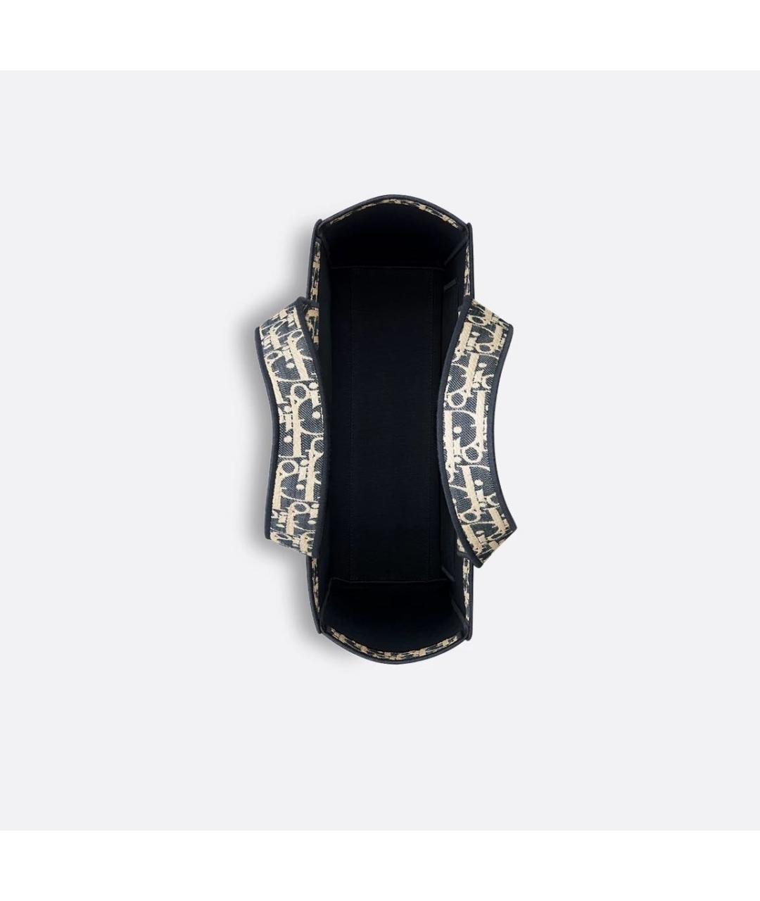 CHRISTIAN DIOR Бежевая тканевая сумка тоут, фото 3