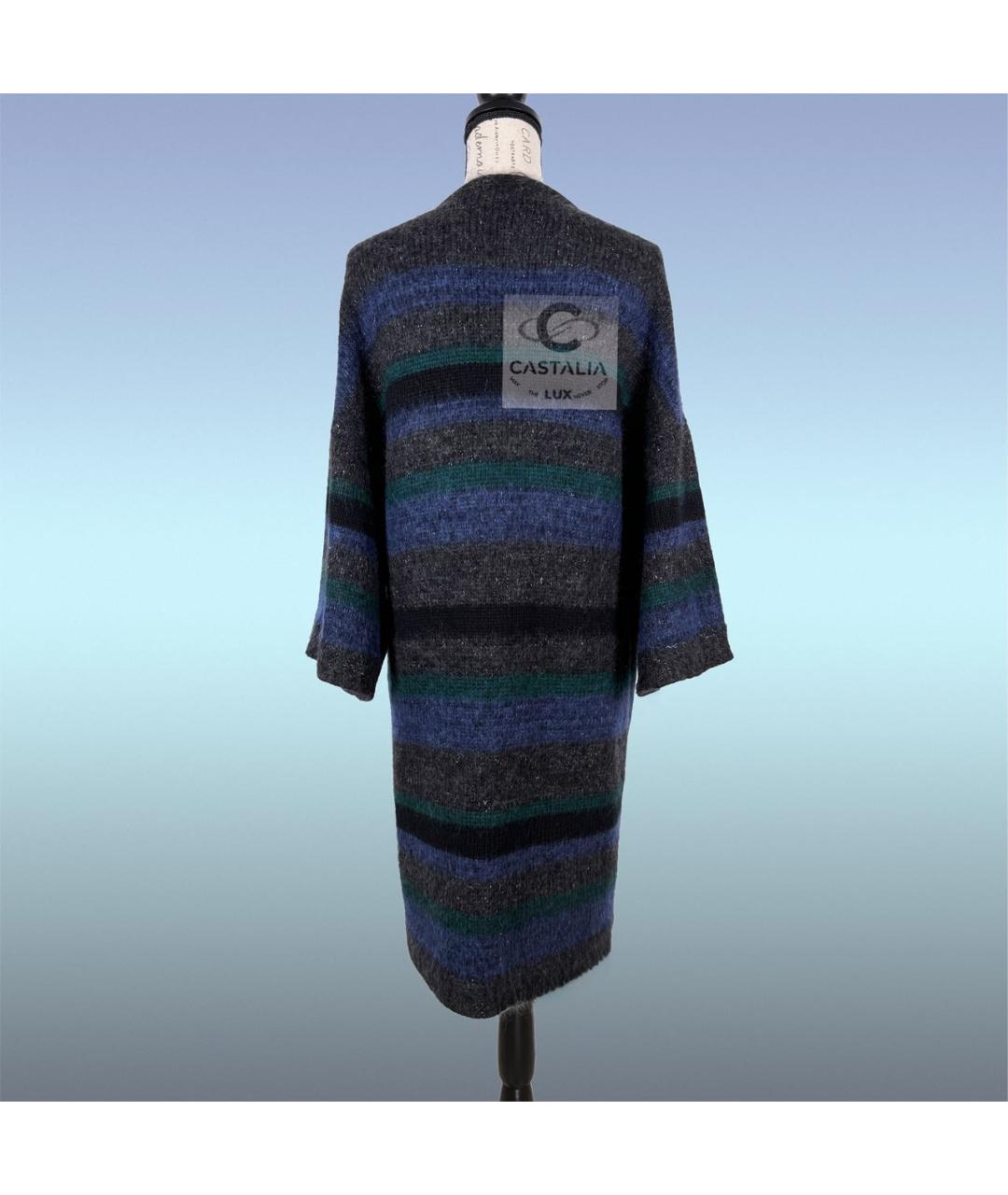 CHANEL Темно-синее кашемировое пальто, фото 7