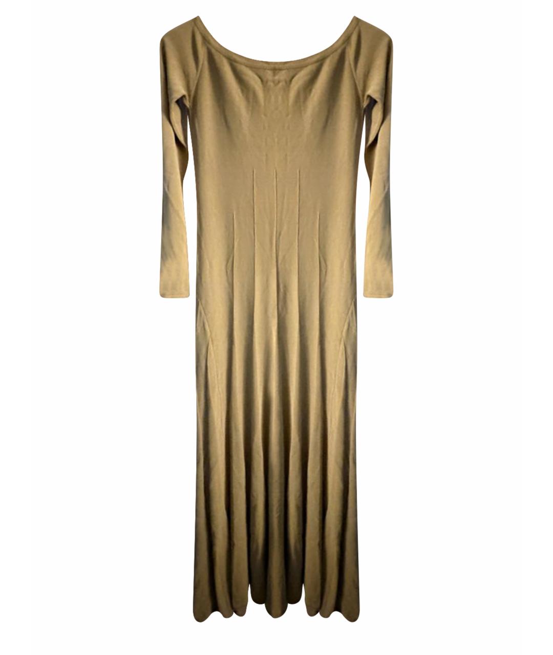 JACQUEMUS Зеленые вискозное платье, фото 1