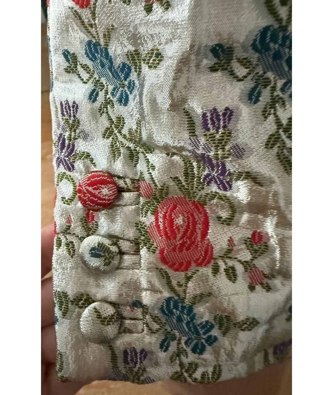 MIU MIU Мульти шелковый жакет/пиджак, фото 4