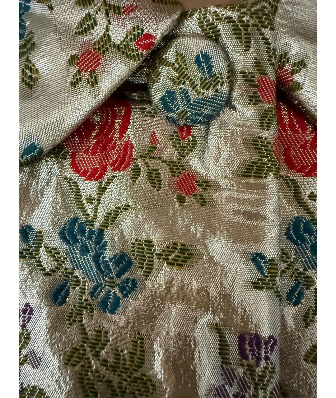 MIU MIU Мульти шелковый жакет/пиджак, фото 5