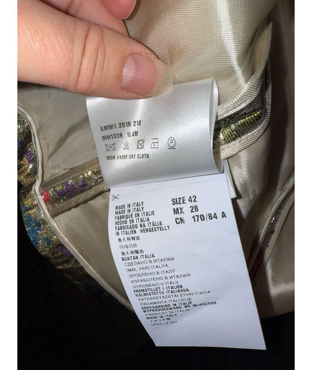 MIU MIU Мульти шелковый жакет/пиджак, фото 7