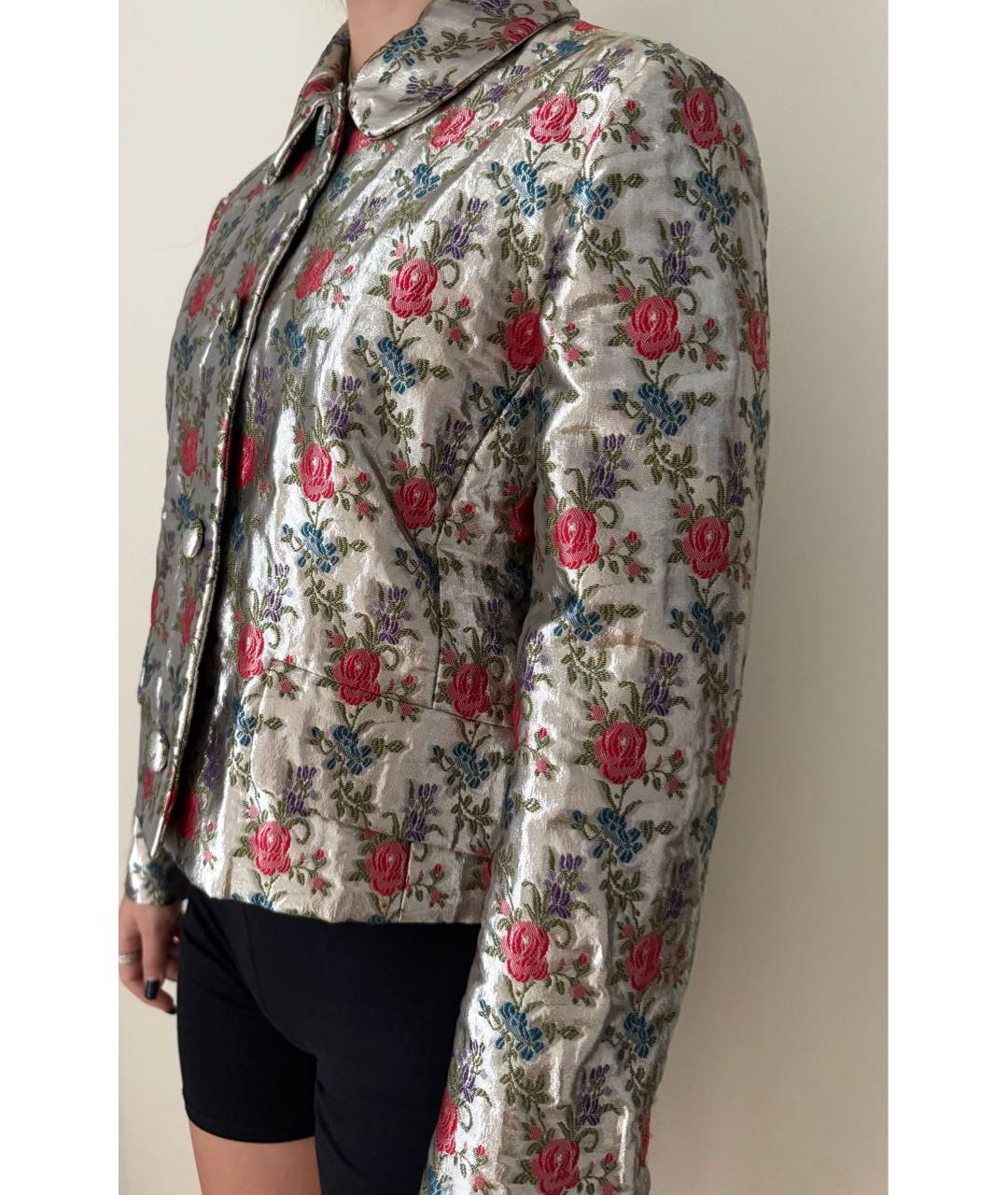 MIU MIU Мульти шелковый жакет/пиджак, фото 2