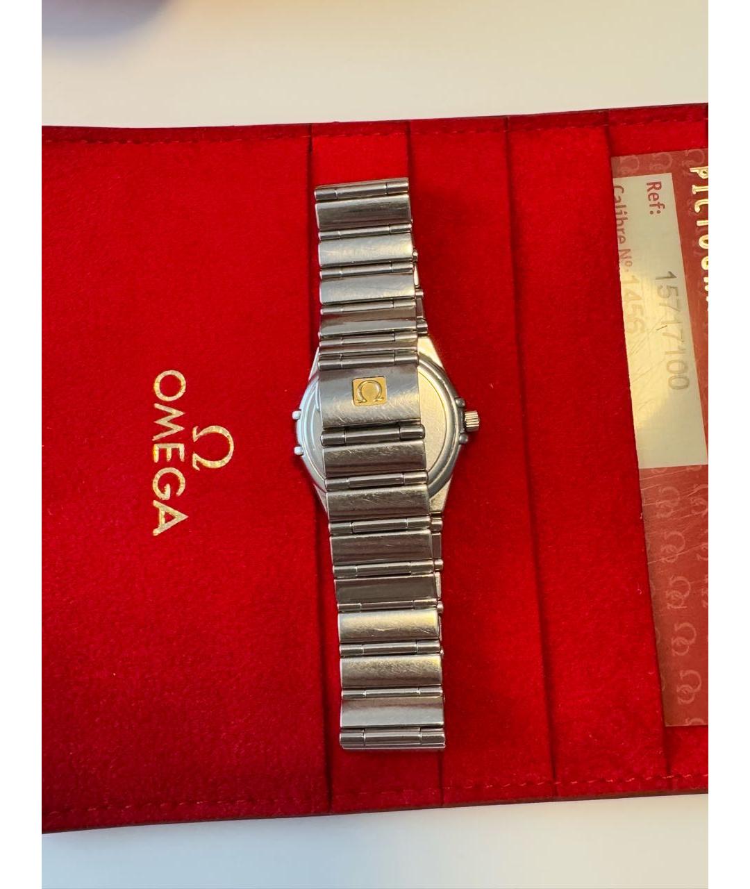 OMEGA Серебряные часы, фото 6