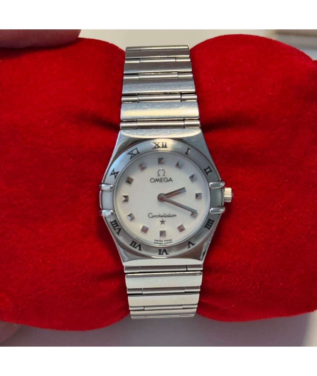 OMEGA Серебряные часы, фото 7