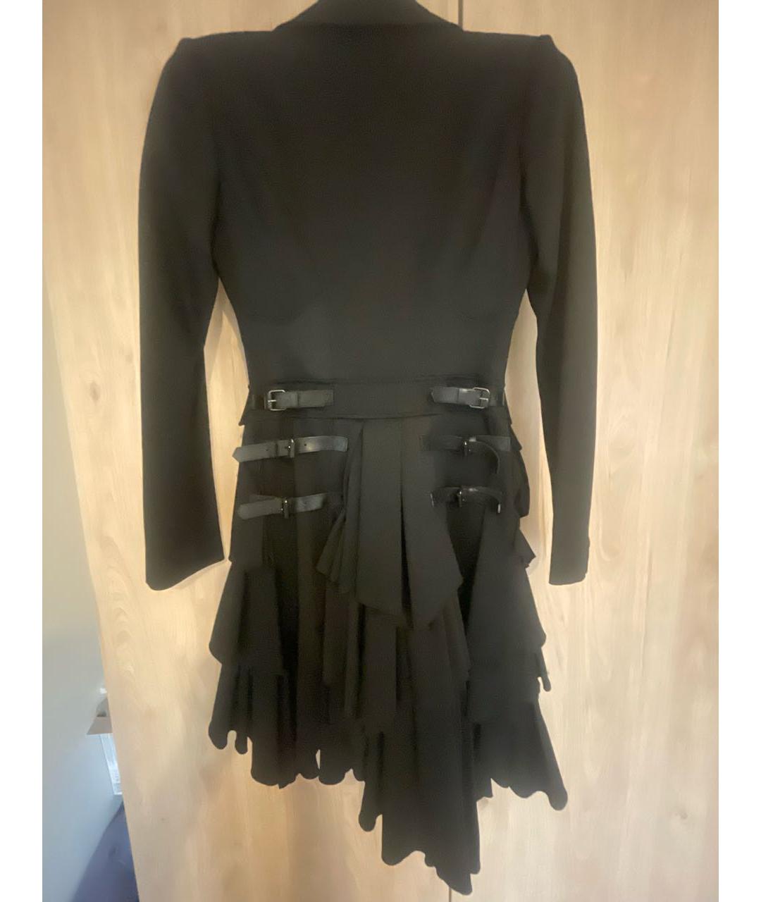 ANTONIO BERARDI Черное шерстяное пальто, фото 2