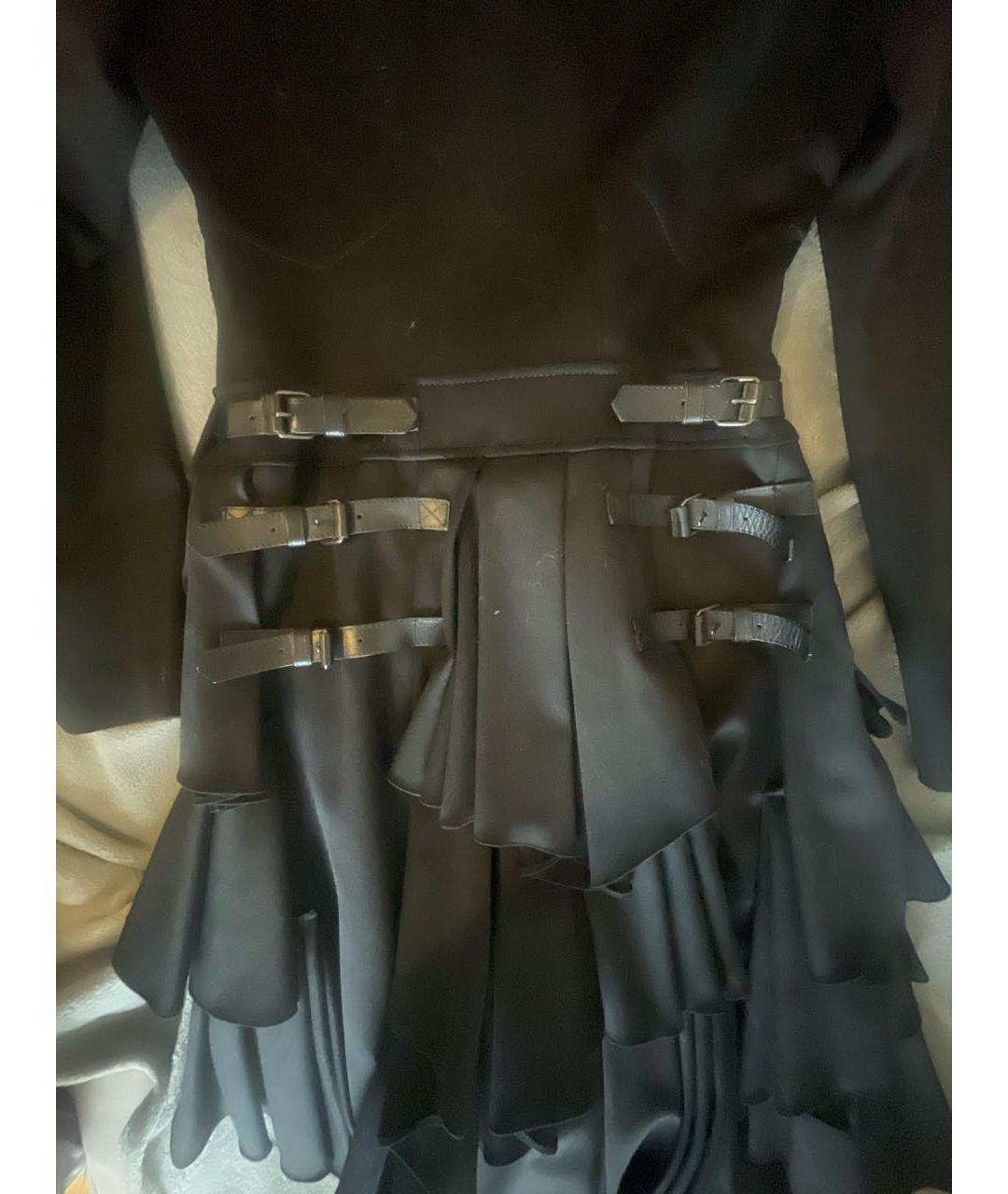 ANTONIO BERARDI Черное шерстяное пальто, фото 4